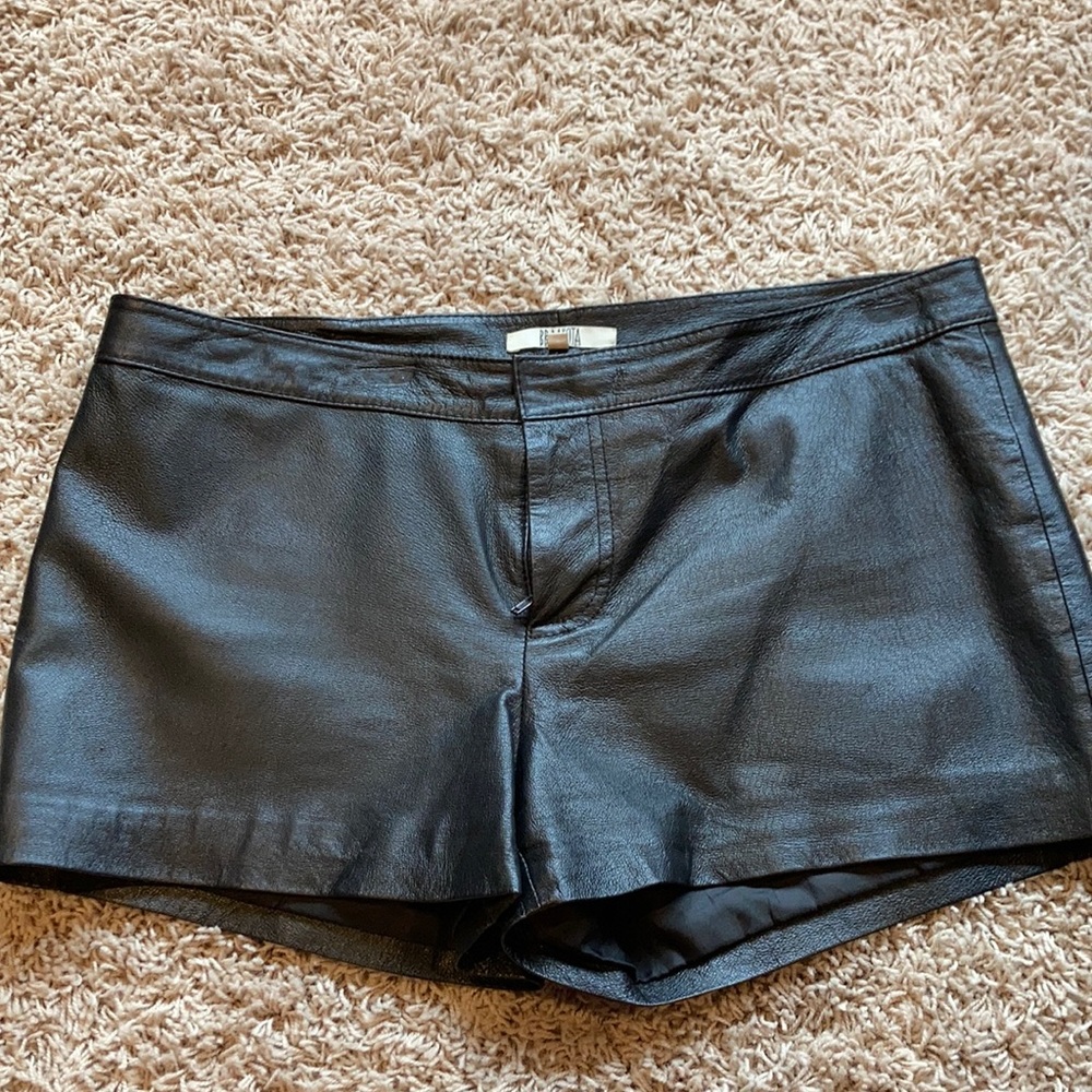 Leather Shorts